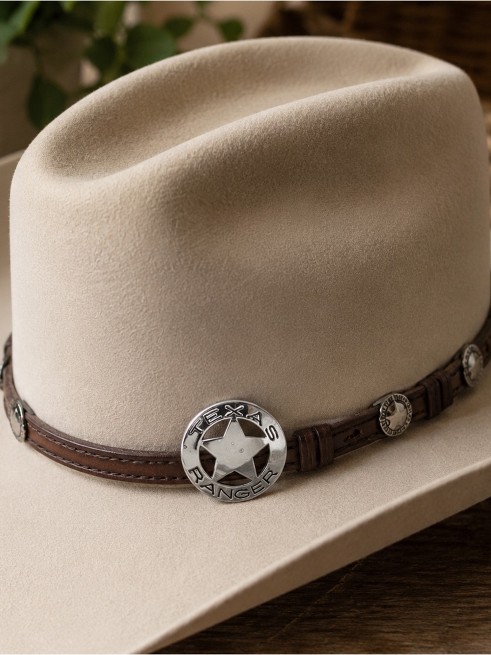 Silver Texas Ranger Badge New